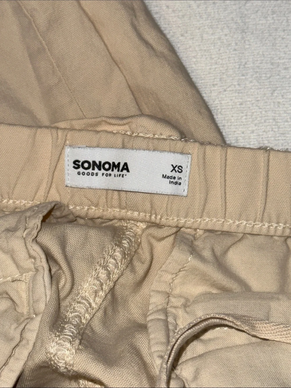Sonoma Women’s Drawstring Chinos in Tan